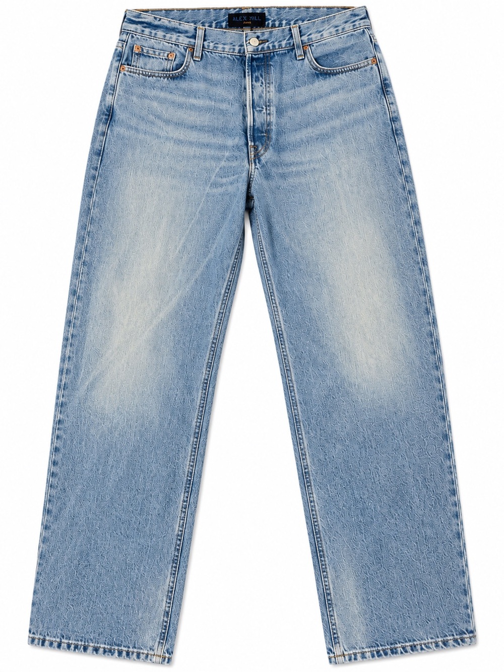 Alex Mill Bey Relaxed Jeans Size 33 Vintage Light Indigo Made in USA NWT $225